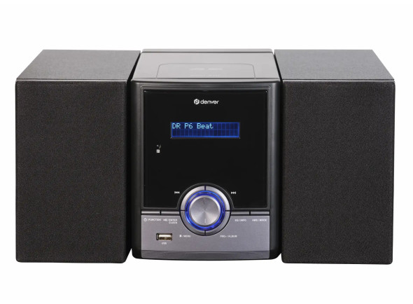 Denver Sistema Som 2.0 C/ Visor LCD BT/FM/CD/AUX/USB 2x50W Denver Sistema Som 2.0 C/ Visor LCD BT/FM/CD/AUX/USB 2x50W